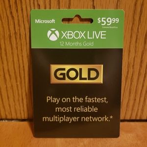 XBOX Live Gold Membership - 12 Months